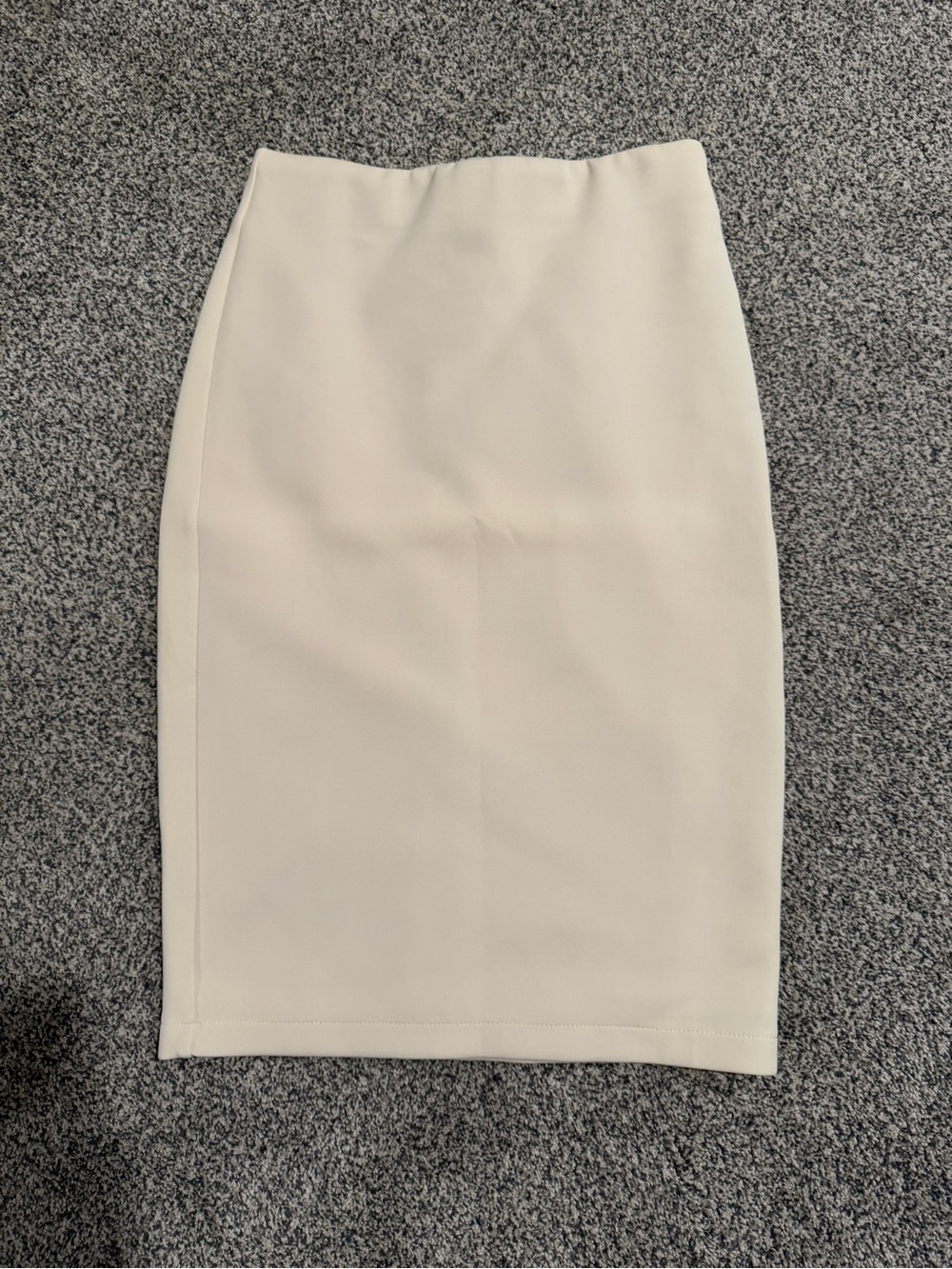 Catherine Cream Pencil Skirt